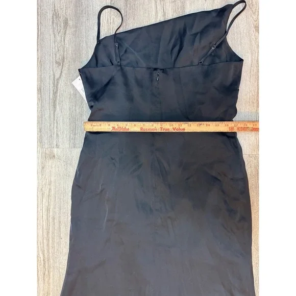 Birdy Grey Jennifer Matte Satin Black Dress, Bridesmaid, Formal, Evening, XL NWT - Picture 7 of 9